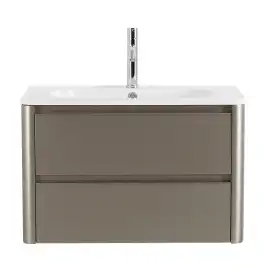 Тумба под раковину Cezares RELAX 80 см, RELAX-800-2C-SO-SAT-P, Сатин