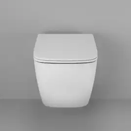 Унитаз подвесной Grossman Thin Rim GR-5603S безободковый, Белый глянцевый, с тонкой крышкой,микролифт