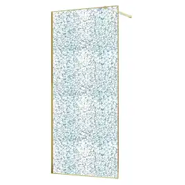 Душевая перегородка Azario Walk-in 100 AZ-275-100-BGL-CBR стекло 13 мм с узором 