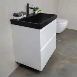 Тумба с раковиной AVS Гармония 60 белая, N821-07-600WG-02-610BM