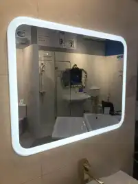 Зеркало с подсветкой AVS Байкал 100х80 см