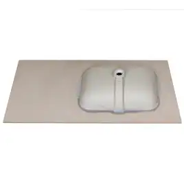 Раковина мебельная AVS Шарм 120x56 L белая/кремовая