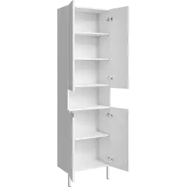 Пенал напольный Aqwella Vancouver 55 VAN0555N, цвет белый