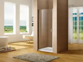 Душевая дверь Aquanet Cinetic 90 см, AE12-N-90H190U-CT, профиль Хром, стекло Прозрачное