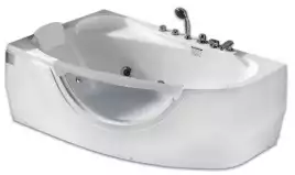 Акриловая ванна Gemy G9046 II B L 171х99 с гидромассажем, левая