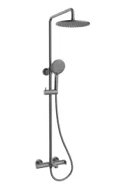 Душевая система  Vincea Rondo VSFS-1R1GM VSFS-1R1GM для ванны с изливом, вороненая сталь