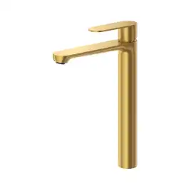 Смеситель для накладной раковины Cezares STYLUS-LC-BORO-W0, Брашированное золото