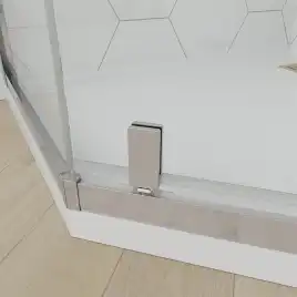 Душевой угол Veconi Ottimo P10 CH, 900x900x1900, хром, стекло матовое