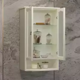 Шкаф подвесной Opadiris Риспекто 58 00-00006077 двухстворчатый цвет, Слоновая кость
