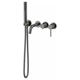 Смеситель для ванны AVS Slimmer оружейная сталь, 811-110-GM