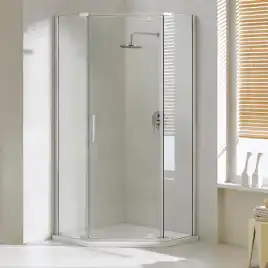 Душевой уголок AVS Трапеция 90x90 профиль хром, стекло прозрачное, 803-0023-195-9090-CR-T