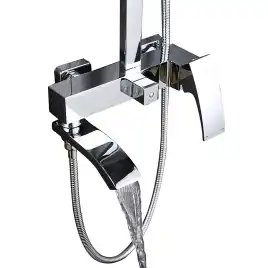 Душевая система Gappo G2407 с поворотным изливом, Хром