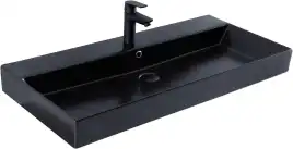 Раковина Sanovit Slim Synergy 100 17100 черный матовый