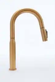 Смеситель для кухни AVS PureRiver 811-171-BG с выдвижным изливом, брашированное золото