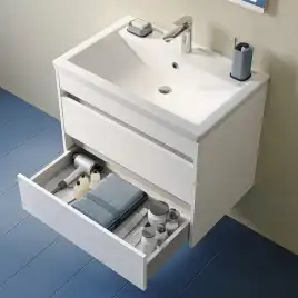 Тумба с раковиной IDDIS Zodiac X 70, подвесная, Белая, ZDX70W0i95K