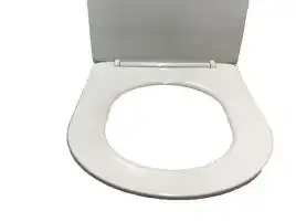 Унитаз подвесной CeramaLux NS-5178, безободковый с сиденьем микролифт Белый