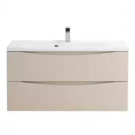 Тумба под раковину BelBagno MARINO-1000-2C-SO-CO-P подвесная Crema Opaco