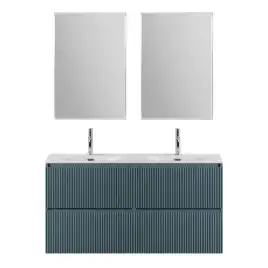 Тумба под раковину BelBagno UNO-1200-4C-SO-AO подвесная, Голубой Матовый