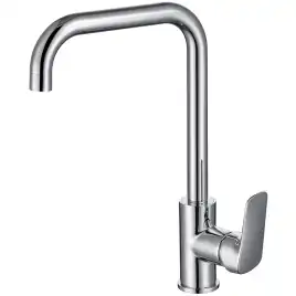 Смеситель для кухни Aquatek Вега AQ1081CR поворотный излив, Хром