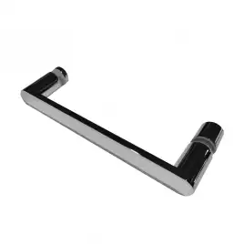 Душевой уголок ABBER Schwarzer Diamant 80х80 см, AG01080, профиль хром, стекло прозрачное