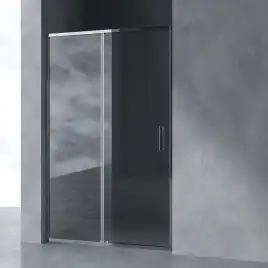 Душевая дверь в нишу AVS Вектор 120 см профиль хром, стекло прозрачное, 803-0002-195-12-CR-T