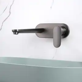 Смеситель для раковины Aquatek Ника AQ1813BGM, Оружейная сталь