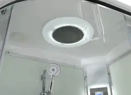 Душевая кабина AvaCan EM2811RLEDT 110x80 см, низкий поддон, с крышей, правая