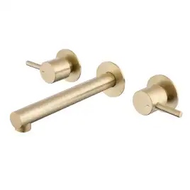 Смеситель для раковины Abber Emotion AF88121G встраиваемый, с внутренней частью, Золото матовое