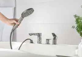 Смеситель на борт ванны Aquatek Бетта AQ1148BGM, Оружейная сталь