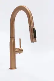 Смеситель для кухни AVS PureRiver 811-171-PG с выдвижным изливом, розовое золото