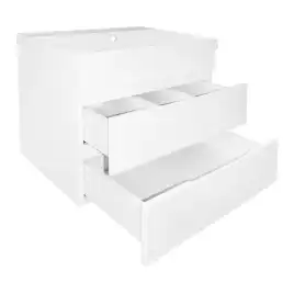 Тумба с раковиной Azario Эстима 60 CS00094582, подвесная, Белая глянцевая