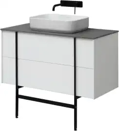 Тумба под раковину Allen Brau Reality 100 1.32007.WM белый матовый