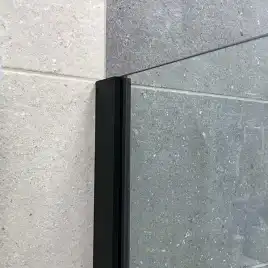 Душевой уголок AVS Фаворит 120x90 профиль черный матовый, стекло прозрачное, 803-0025-195-1290-BM-T