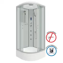 Душевая кабина Niagara Classic 90х90х215 NG-3301-14F(NG-3317-14) средний поддон, с гидромассажем, 33011424F