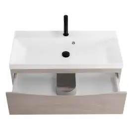 Тумба под раковину BelBagno MARINO-800-2C-SO-RG-P подвесная Rovere Grigio