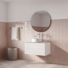 Тумбасо столешницей IDDIS Aiger 80, подвесная, Белая, AIG80W0i95K