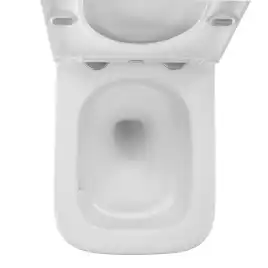 Подвесной унитаз Azario PRO PRO-002 UQ3 безободковый, смыв Торнадо, в комплекте с сидением микролифт, Белый глянцевый