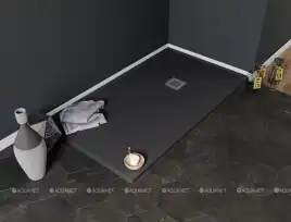 Душевой поддон Aquanet Pleasure 160х90 из искусственного камня 258895 Черный