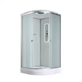 Душевая кабина AvaCan D2090LED 90x90 см, низкий поддон, с крышей