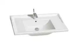 Умывальник CeramaLux 840-80 825х480х220 Полувстраиваемая цвет Белый