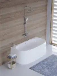 Акриловая ванна пристенная CEZARES CZR-LUX-WALL-170-80-58