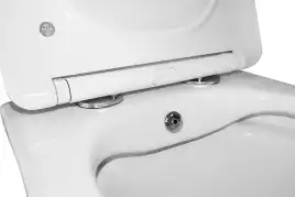 Подвесной унитаз Azario Hugo AZ-10007 c функцией биде, безободковый, с быстросъемным сиденьем микролифт