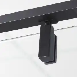 Душевая дверь WasserKRAFT Elbe 74P 100 см, 74P12, профиль Черный, стекло Прозрачное