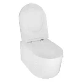 Унитаз подвесной Azario LUZIO AZ-098-UQ подвесной, безободковый, со смывом 