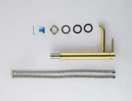 Смеситель для раковины Aquatek Европа AQ1304BG, Золото матовое