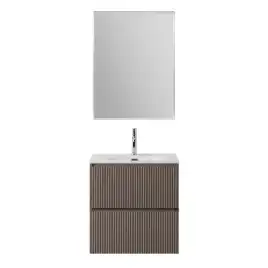 Тумба под раковину BelBagno UNO-700-2C-SO-СO подвесная, Бежевый матовый