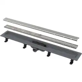 Душевой лоток AlcaPlast APZ19-950 Simple с решеткой под плитку / Нержавеющая сталь