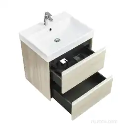 Тумбы под раковину Roca Ona 60 A857613512 подвесная, цвет, Дуб светлый