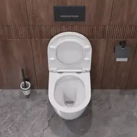 Подвесной унитаз CEZARES RELAX CZR-38088-49-TH-TOR/SC, со смывом TORNADO, с сиденьем микролифт