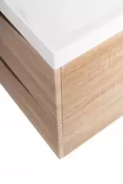 Тумба под раковину BelBagno MARINO-600-2C-SO-WO-P подвесная Rovere Bianco
